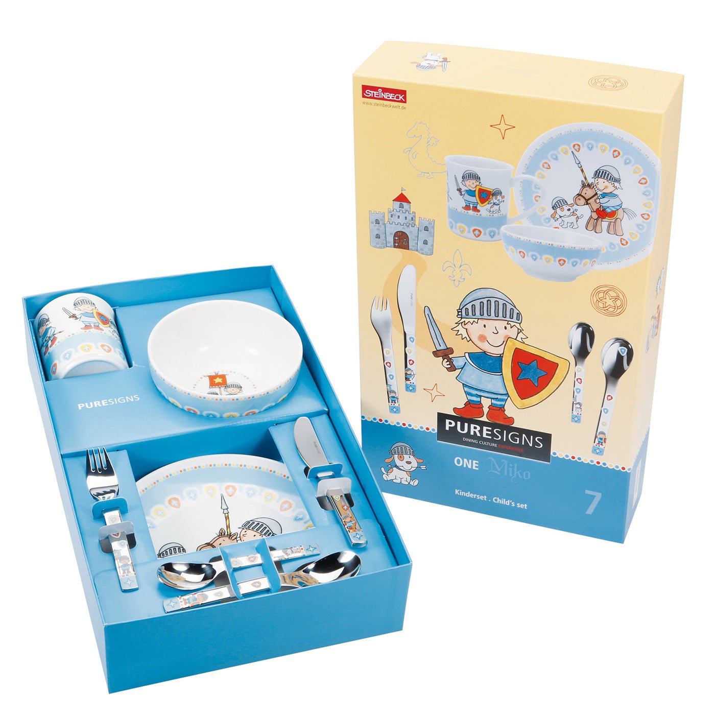 Kindergeschirr Set 7 - teilig MIKO - 